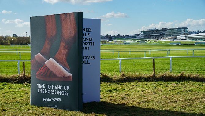 Paddy Power marks Tiger Roll   s retirement by sending 10ft card to Cheltenham Racecourse