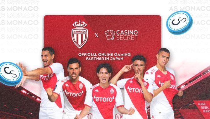 AS Monaco forms partnership with Casino Secret for Japanese market